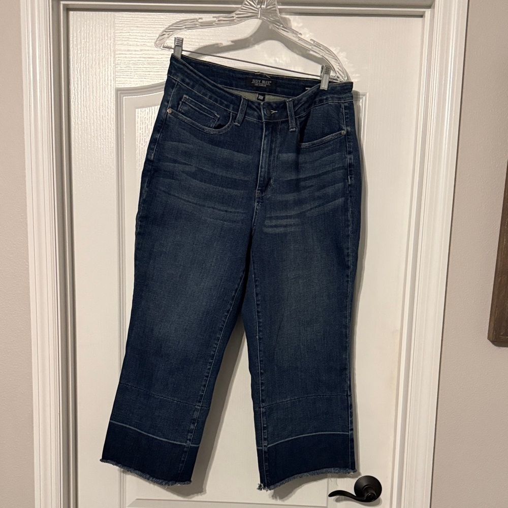 Judy Blue Dark Blue Ankle Jeans